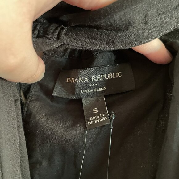 Banana Republic Factory Women S Ruffle Halter Linen Blend Knee-Length Dress NWT - Picture 8 of 13